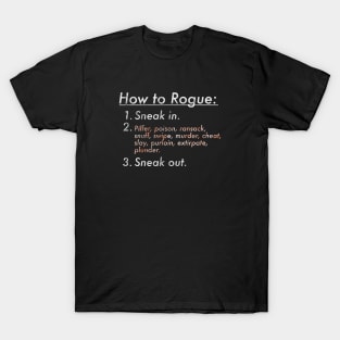 How to Rogue T-Shirt